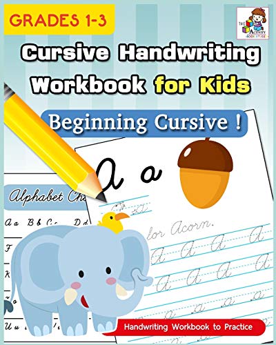 Cursive Handwriting Workbook For Kids Cursive Writing Practice Book Alphabet Cursive Tracing Book 