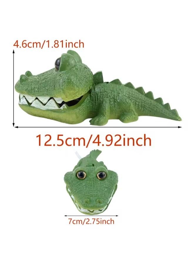 زينة حوض السمك على شكل تمساح متفجر تحت الماء - Image 5