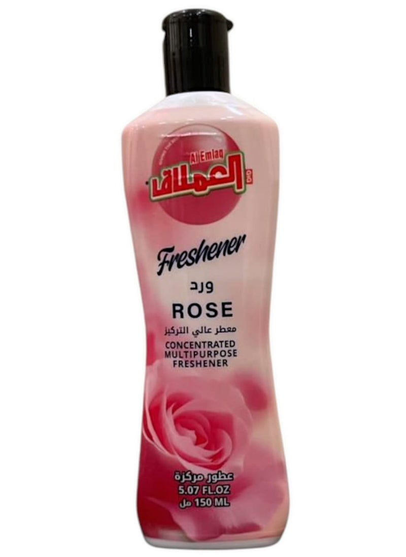 Al Emlaq Concentrated Multipurpose Freshener, Rose 150ml 
