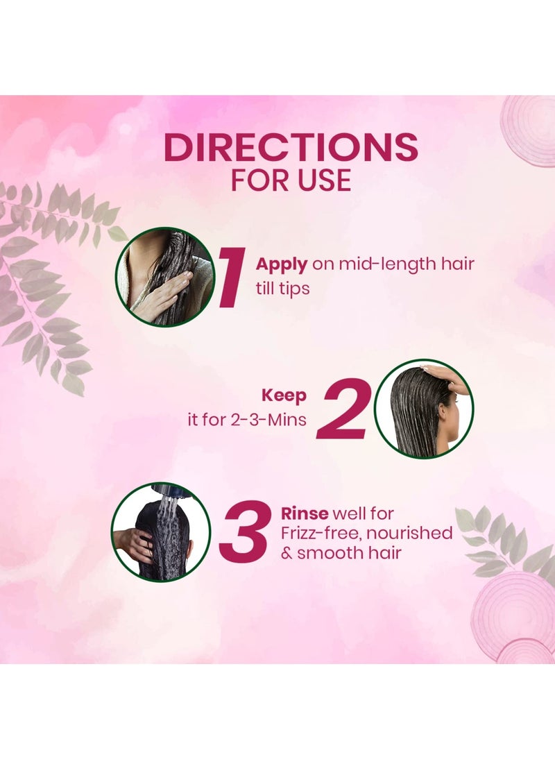 Emami Kesh King Organic Onion Conditioner with Curry Leaves | Conditioner for Frizzy Hair, Reduces Hair Fall, Deep Nourishment & Hydration | Hair Conditioner for Dry, Damaged Hair- 200ml - Image 4