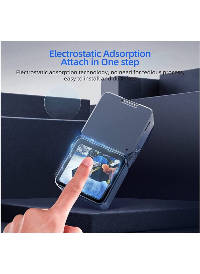 2Set Tempered Glass Screen Protector for DJI Action 2 Dual Screen Version (Lens film*2 Screen film*4) - Image 4