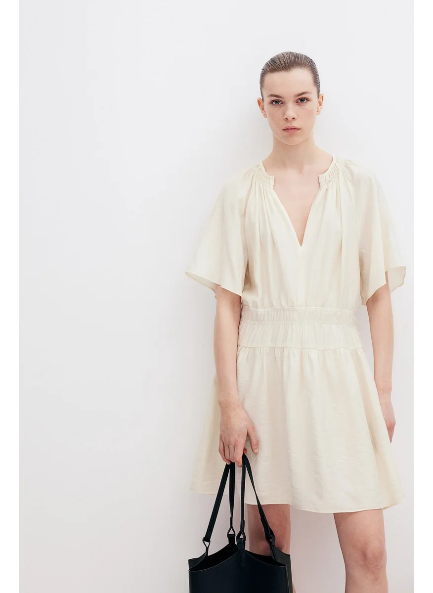 اتش اند ام Smock-Detail Dress