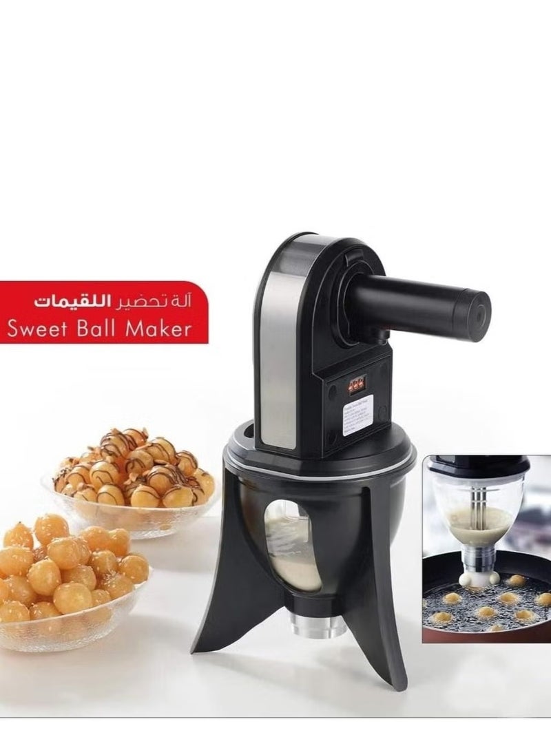 ELTRAZONE Electric Sweet Dumpling Machine | Automatic Luqaimat & Multipurpose Ball Maker | Ideal for Luqaimat, Donuts, Meatballs, Fish Balls & More | Digital Screen Counter for Precision | Fast & Even Cooking with Easy-to-Clean Design | Durable, User-Friendly & Perfect for Homemade Snacks  - Image 2