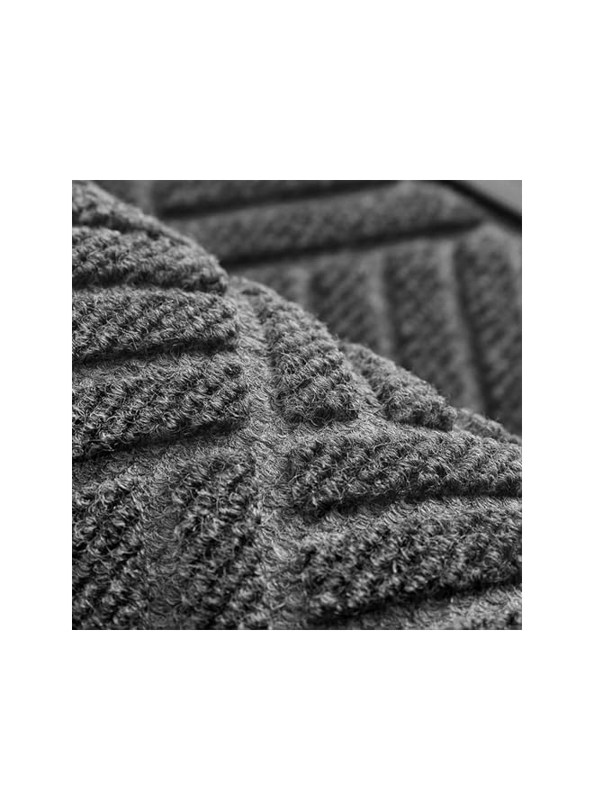 The Bros Door Mat Outdoor, Welcome Mats Outside, Front Door Mats, Doormat Indoor Entrance, Outdoor Mat, Anti-Slip Rubber Door Mats, Washable Entryway Mat, 45x75cm (Grey Ripple) - Image 5