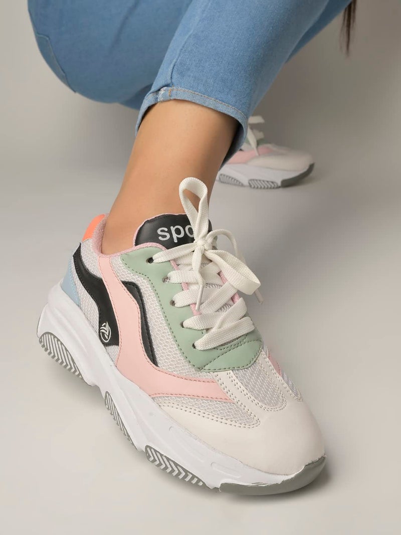 Shoetopia White Sneakers - Image 3