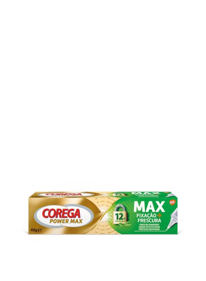 Corega Power Max Fixation and Freshness Cream 40g - Image 1