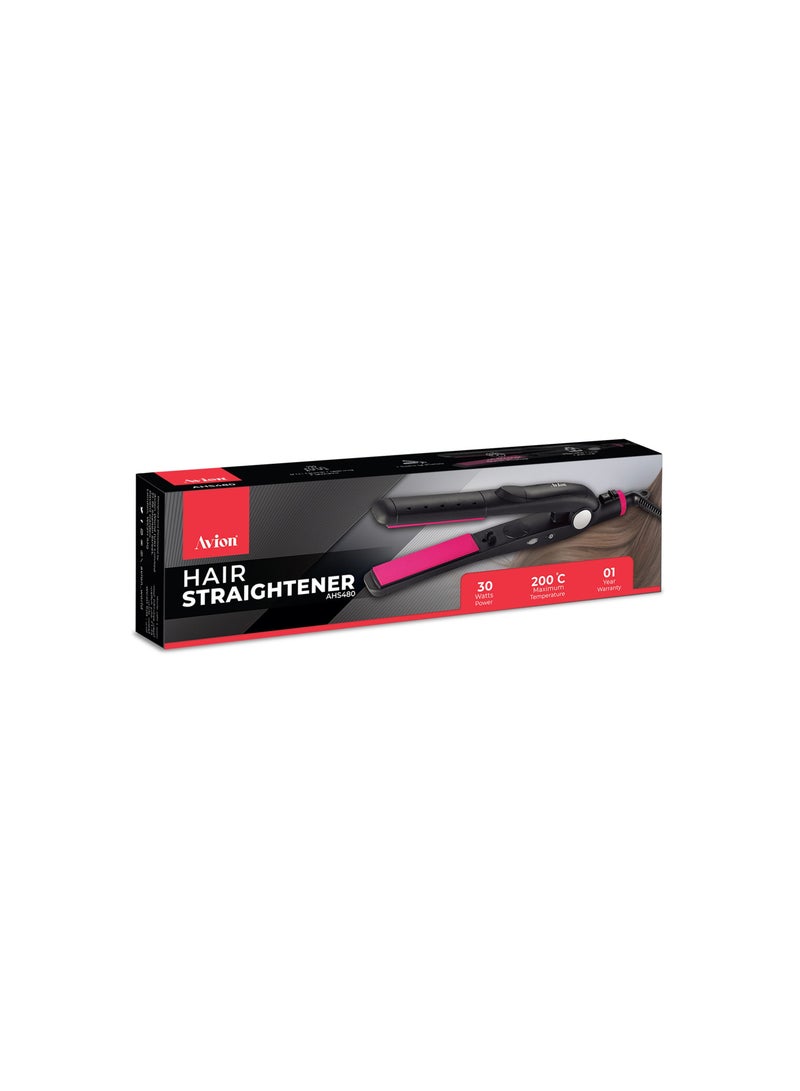 Avion Hair Straightener | Ceramic Coated Plates | Handle Lock Feature | 40 Seconds Quick Heatup | 200 ⁰C Maximum Temperature - Image 5