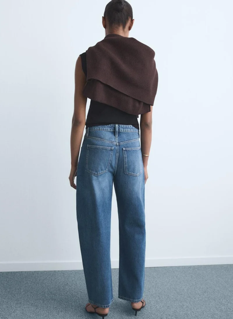 MANGO Matilda medium-rise straight-fit jeans