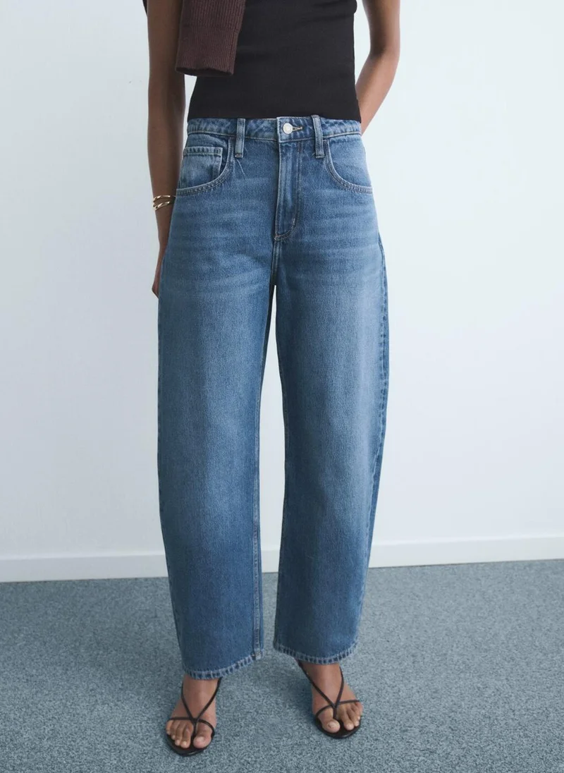 MANGO Matilda medium-rise straight-fit jeans