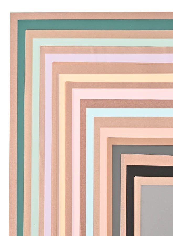 GlyinnHe 20 Sheet 10 Colors Gold Edge Flower Wrapping Paper, 22.8 x 22.8 Inches, Waterproof, Floral Design, Perfect for Gift Wrapping, Birthdays, Weddings, and More - Image 4