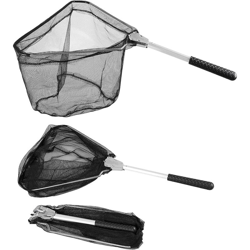 RESTCLOUD Fishing Landing Net with Telescoping Pole Handle, Fishing net Freshwater for Kids Men Women, Extend to 40-63 Inches - Image 1