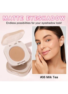 Single Eyeshadow Nude Eyeshadow Primers,Matte Brown Eyeshadow,Ultra Fine Smooth Powder Long Lasting High Pigment Eyeshadow,Daily Korean Eyes Makeup (Milk Tea) - pzsku/ZADF94F2324D58D5B2D6DZ/45/_/1733730083/135c5c6d-c181-4f85-a455-c9c25f24849b