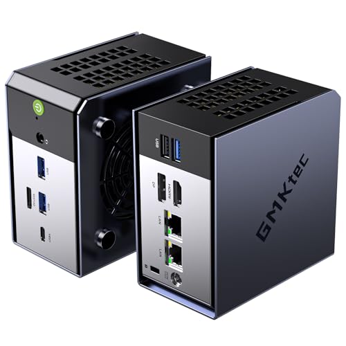 GMKtec K16 جيمينج ميني بي سي AMD Ryzen 7 7735HS (8C/16T 4.75GHz) 32 جيجابايت LPDDR5 رام +512 جيجابايت هارد ديسك SSD, ثنائي NIC LAN 2.5GbE, Oculink, USB4, HDMI, USB-C - Image 1