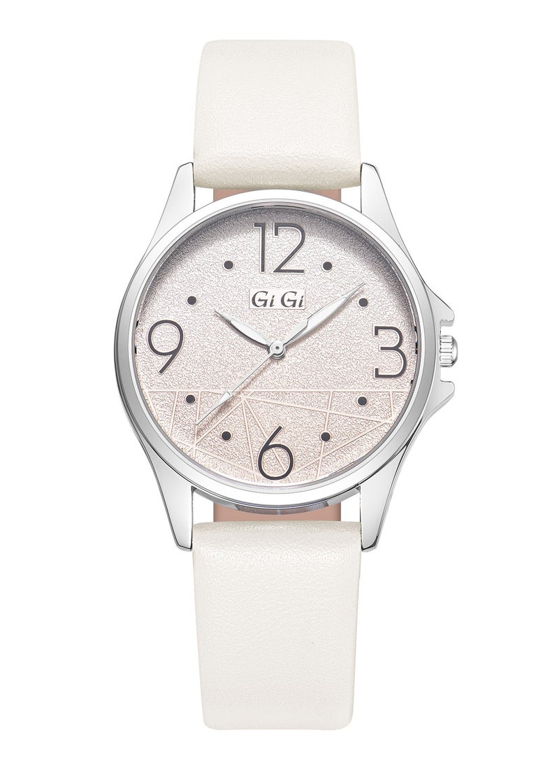 جيجي ساعة يد نسائية من جيجي انالوج بسوار جلدي - Image 1