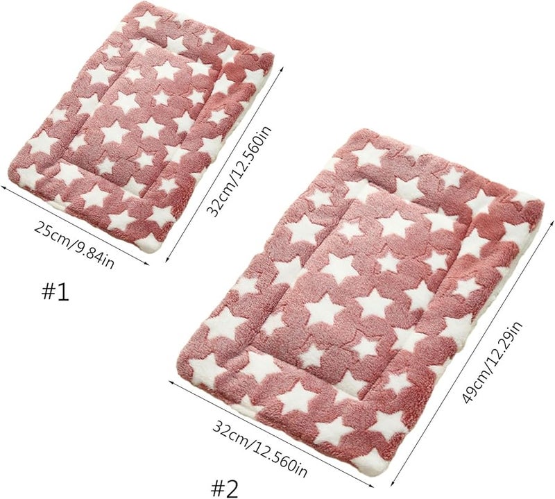 حصيرة سرير من الفليس الدافئ للسناجب والشنشيلة مقاس 32x25 سم قابلة للغسيل الآلي لوضع فراش الحيوانات الأليفة - Image 5