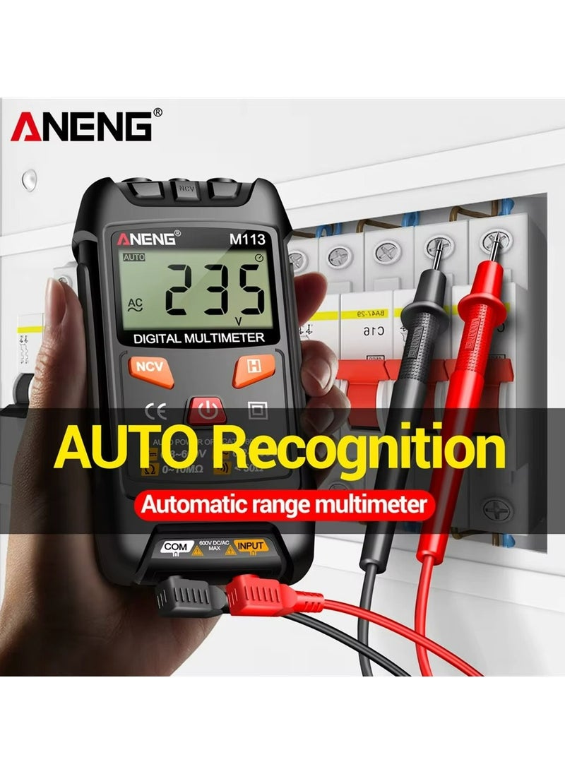 ANENG - ANENG M113 Mini Smart Digital Multimeter 1999 Counts AC/DC Voltage Meter Ohm NCV Measuring Instruments Electricity Tools - Image 1