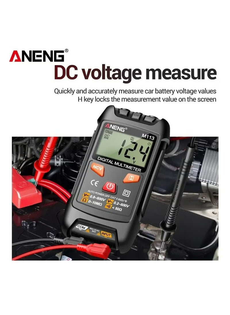 ANENG - ANENG M113 Mini Smart Digital Multimeter 1999 Counts AC/DC Voltage Meter Ohm NCV Measuring Instruments Electricity Tools - Image 1