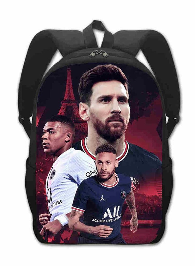 Mbappe Children Backpack Daypack Schoolbag Teen Boys School Book bag