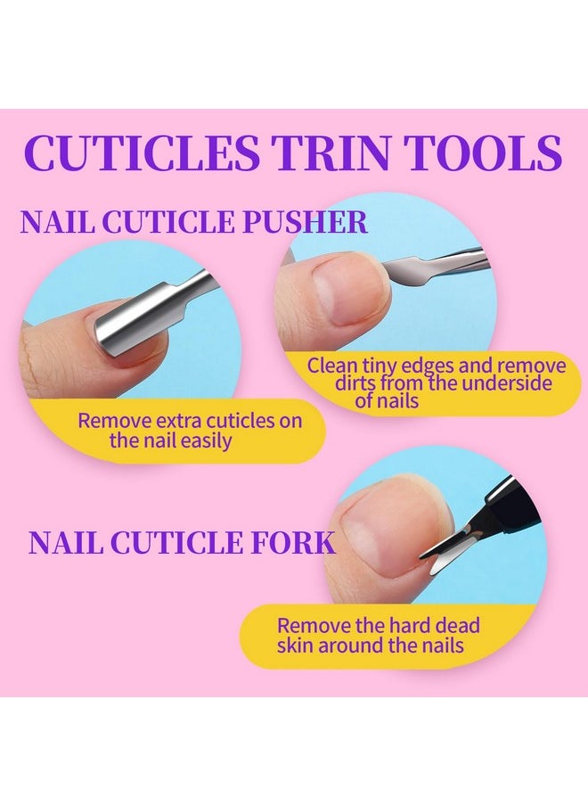 FANDAMEI FANDAMEI Nail Buffer Kit, 10 PCS Nail Buffer Block with Different Grit, Nail Buffers, Nail Buffing Block, Buffer Nail File, Cuticle Trimmer, Nail Care Kit, Nail Tools, Nail Kit, Manicure Tools  - Image 5