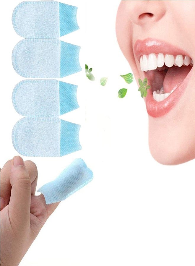 Engjajo 50Pcs Finger Cleaning Teeth Wipes Disposable Non-Woven Fabric Soft Gauze Infant Finger Clean Oral Toothbrushes Whitening - Image 2