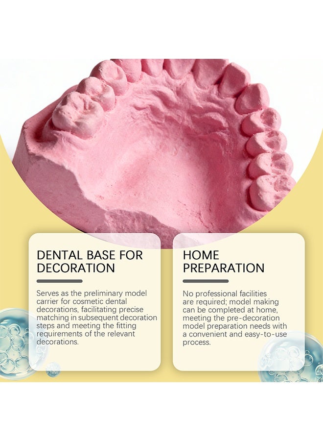 Feimuko Dental Model Stones Kit, Teeth Mold Kit, Impression Tray Set, Plaster Powder With Display Model, Tooth Decoration With Complete Supplies, Educational Tool Classroom Demonstration, Kit For Students - Image 3