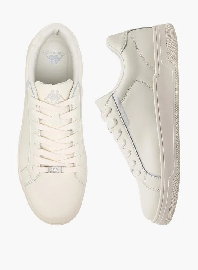 كابا Men Lace-Up Leather Ankle Sneakers