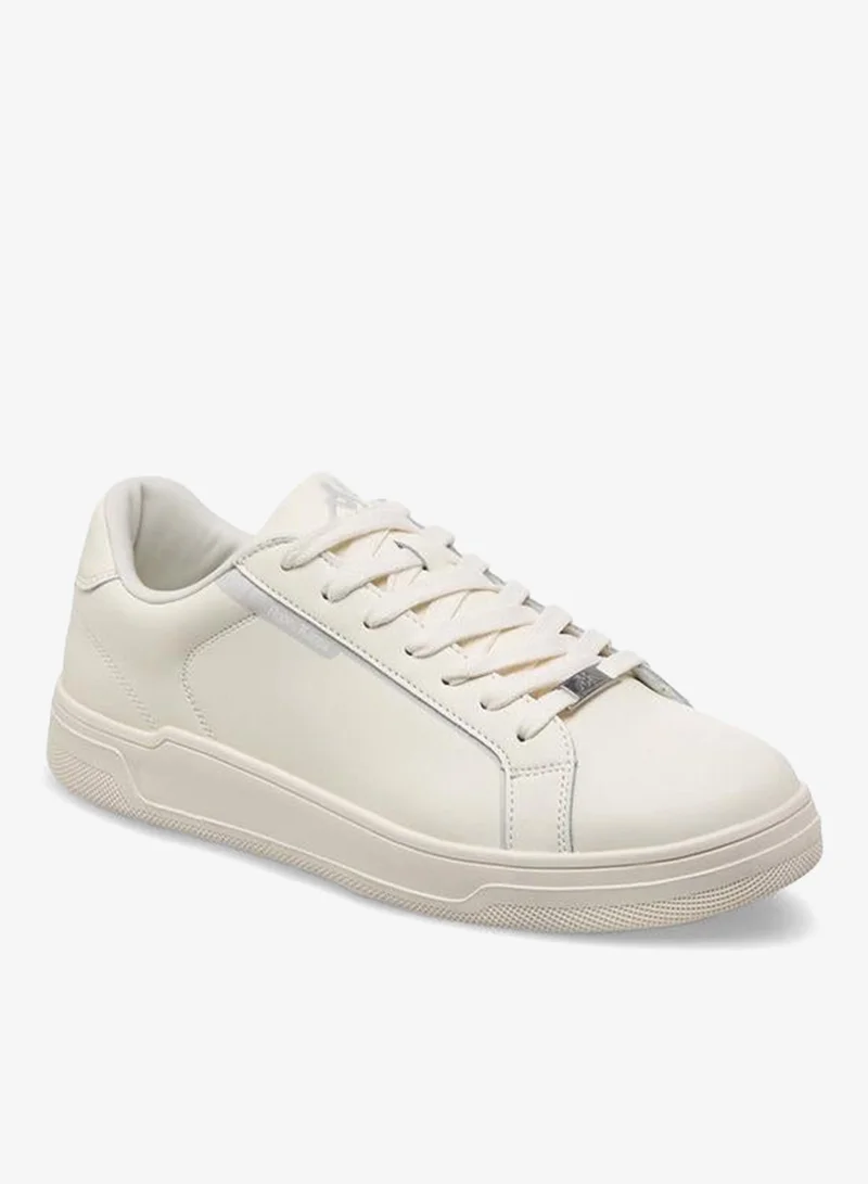 Kappa Men Lace-Up Leather Ankle Sneakers