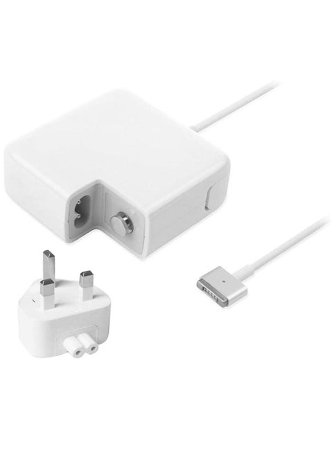 Replacement AC (85W) T-Tip Magnetic Connector Power Adapter For MacBook Pro & MacBook White