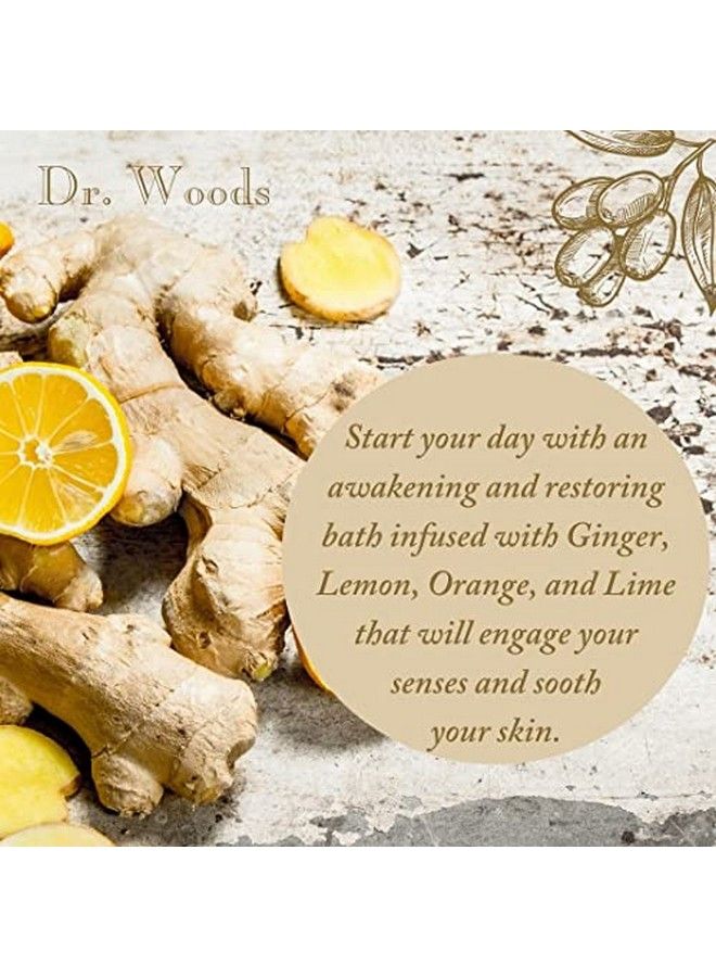 Dr. Woods Ginger Citrus Bar Soap With Jojoba Oil & Organic Shea Butter 5.25 Ounce (Pack Of 6) - Image 5
