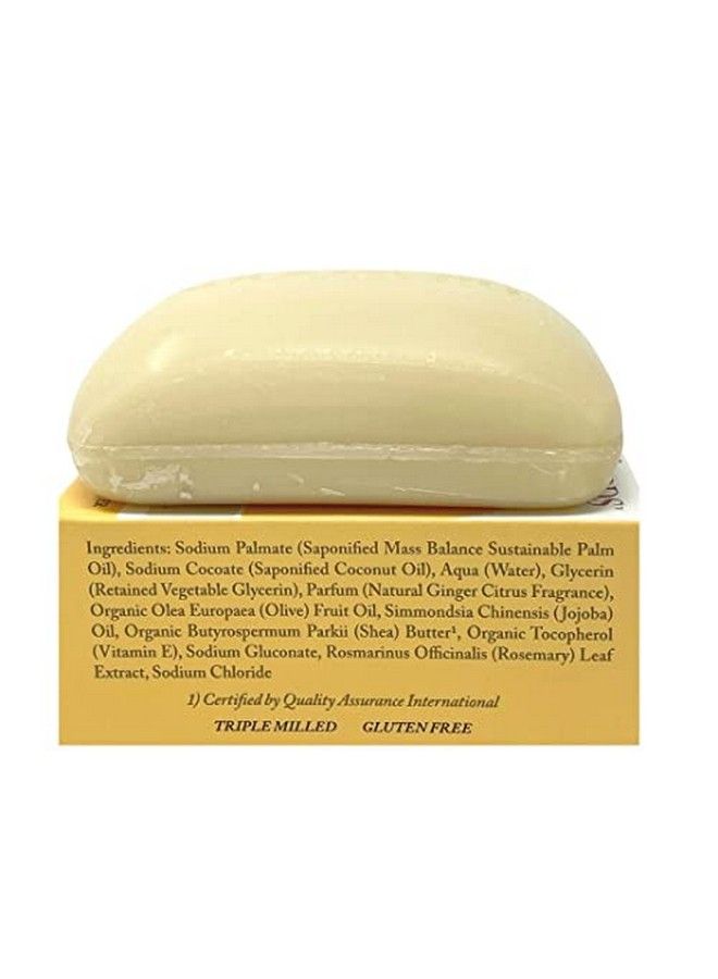 Dr. Woods Ginger Citrus Bar Soap With Jojoba Oil & Organic Shea Butter 5.25 Ounce (Pack Of 6) - Image 4