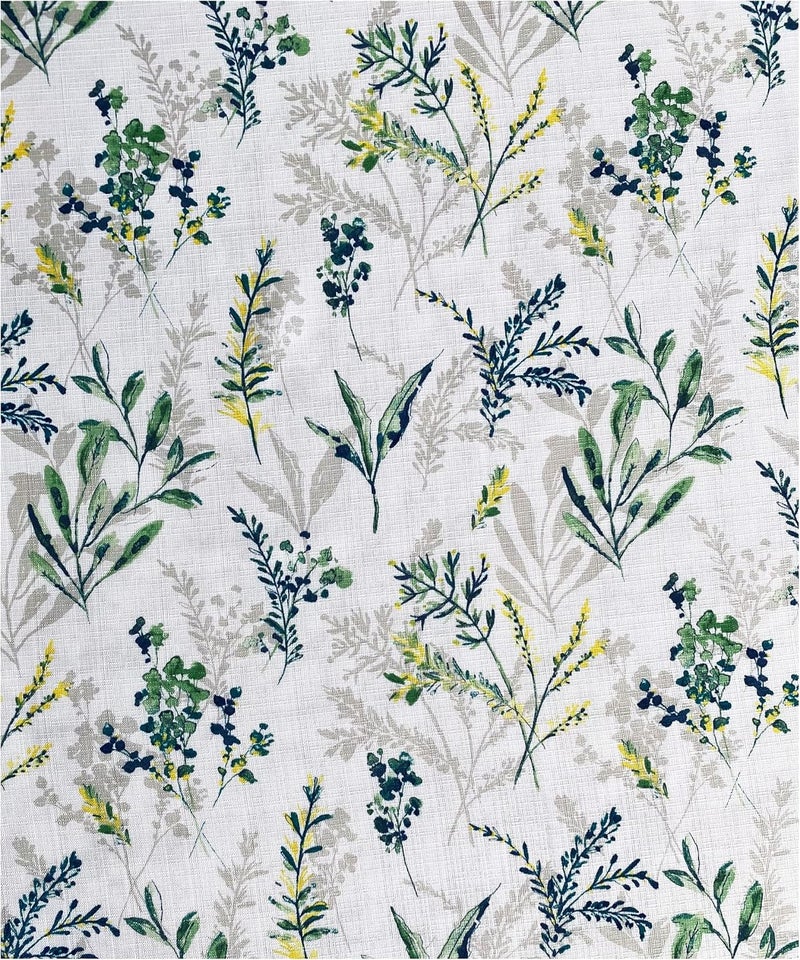 Waverly Meadow Views IndoorOutdoor Floral Print Fabric Napkins Blue Green and Yellow Wildflower Design Stain and Water Resistant Tablecloth Wrinkle Free Fabric Napkins Set of 4 Napkins Purple - Image 4
