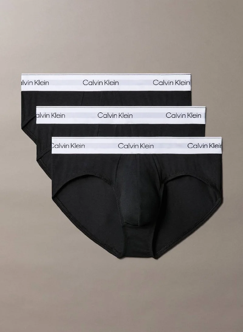 CALVIN KLEIN 3 Pack Briefs - Icon Cotton Stretch