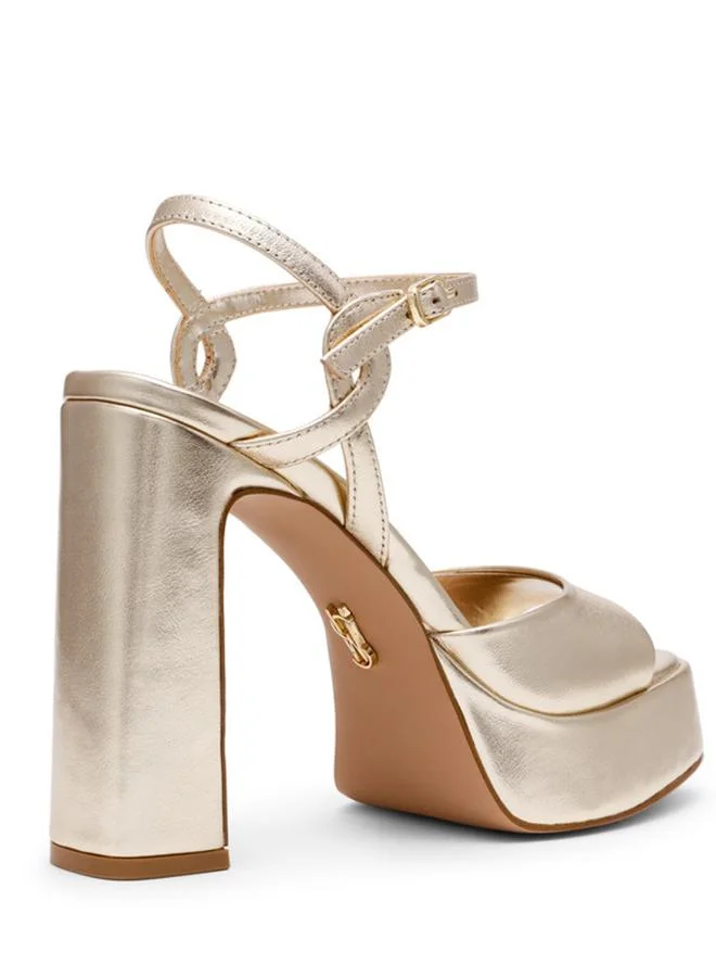 Steve Madden  Miliana Women's Gold Heeled Sandals for Women | Best Price UAE