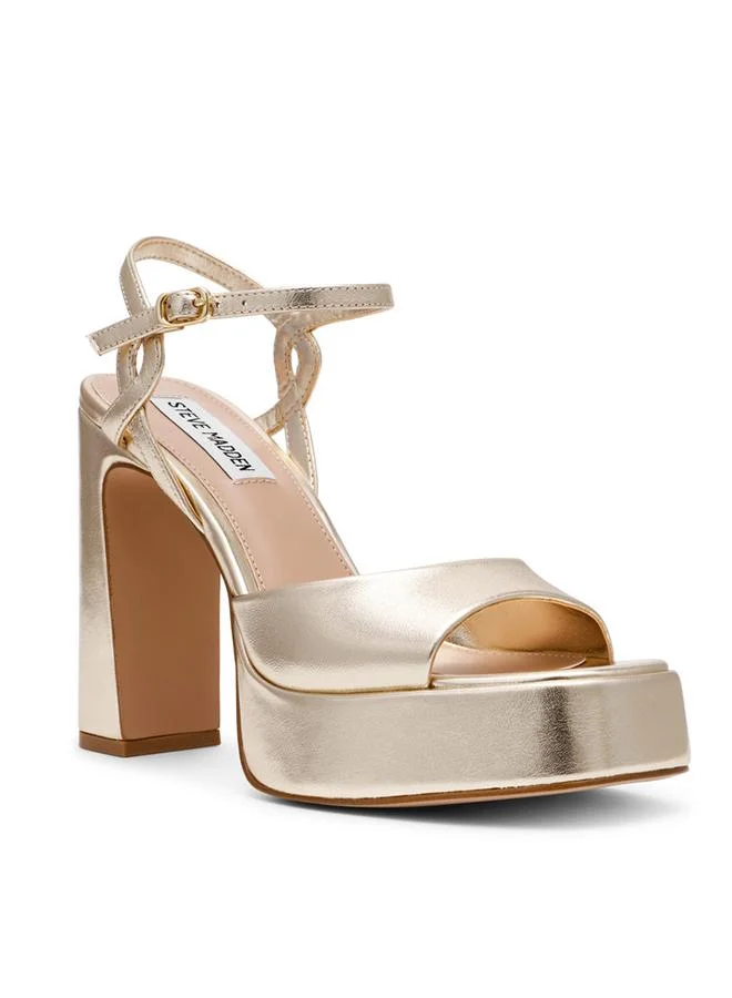 Steve Madden  Miliana Women's Gold Heeled Sandals for Women | Best Price UAE