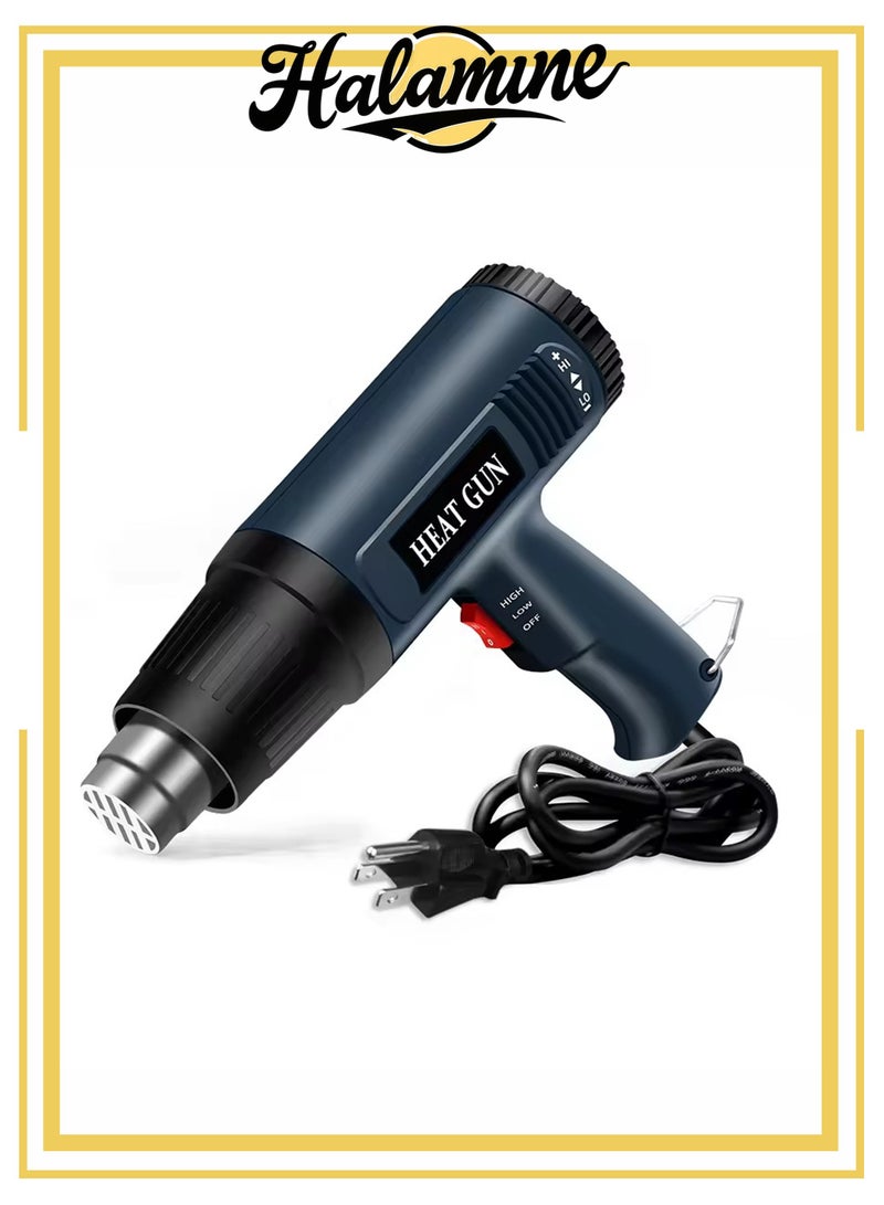 2000W Heat Gun [300-650°C]，Hot Air Gun for Shrink Wrapping，Overheating Protection & Voltage 220V - Image 1
