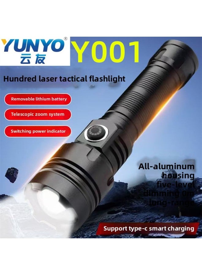 Strong Flashlight Yunyou K37/K56/K60/Y001/M027/M057/056 White Laser Outdoor Charging Lamp-Product Specifications:Yunyou K60-P90 Strong Flashlight  - Image 3