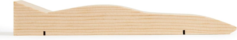 Pinewood Pro Mustang Pre-Cut Pine Derby Car Body - Image 3