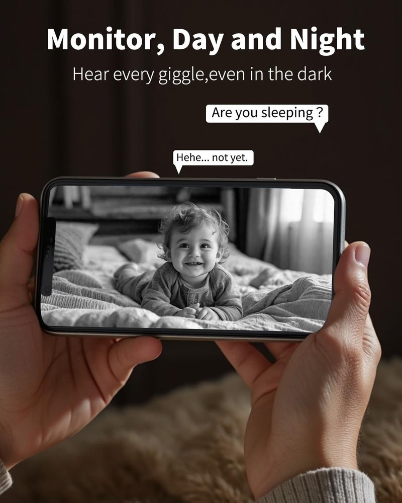 VIMTAG 4MP 5G Security Camera Indoor, Pet Camera with Speaker for Dog/Cat, Free AI Detection Indoor Camera with Phone App, Motion Tracking, Night Vision,2-Way Audio, Support 128GB Card(Not Included) - Image 4