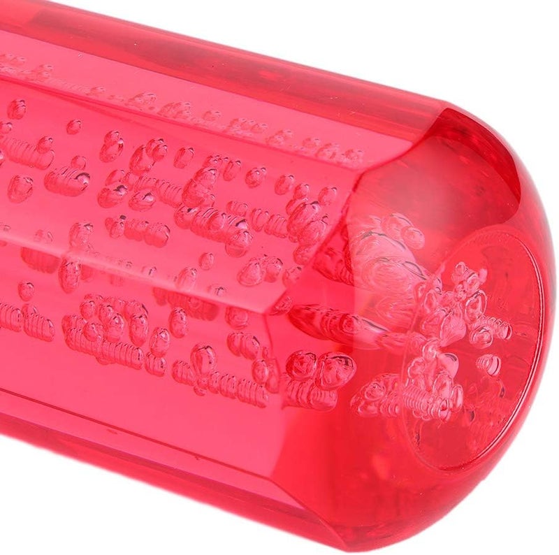 woobles Car Shift Knob Acrylic 15cm/5.9in Crystal Car Shift Knob Gear Stick Lever Universal for Manual Transmission Vehicles Shift Knob Gear Gear Lever(red) - Image 5