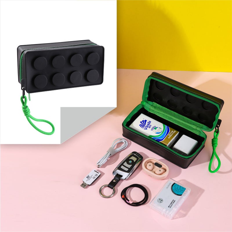 Luohasi Creative Storage Box, Portable Desk Organizer for Stationery and Cosmetics - Image 3