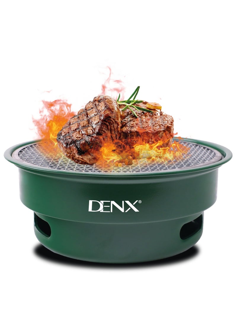 Denx Electric Grill - Smokeless indoor barbecue grill with non-stick surface, high-efficiency heating, and easy cleaning - Image 1