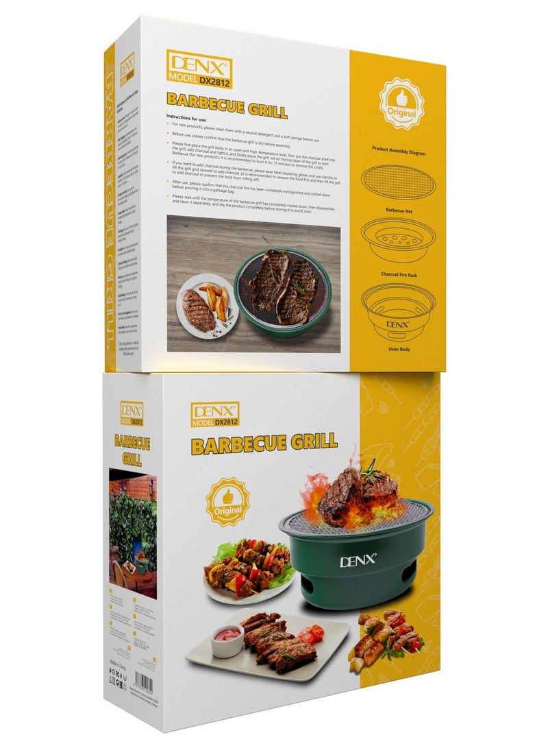 Denx Electric Grill - Smokeless indoor barbecue grill with non-stick surface, high-efficiency heating, and easy cleaning - Image 4