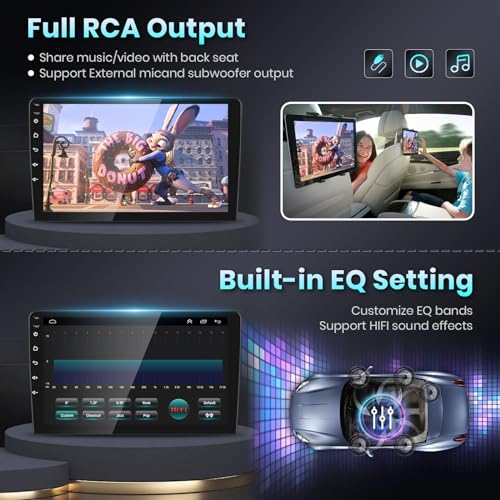 Podofo راديو سيارة لنيسان ألتيما 2008-2012 مع تشغيل لاسلكي للسيارة، أندرويد أوتو، ميرور لينك، شاشة تعمل باللمس 9 بوصة 1080P HD IPS، شريحة GPS، 26 واجهة مستخدم، DSP مدمج، بلوتوث، واي فاي، كاميرا خلفية، ميكروفون (تكييف يدوي) - Image 5