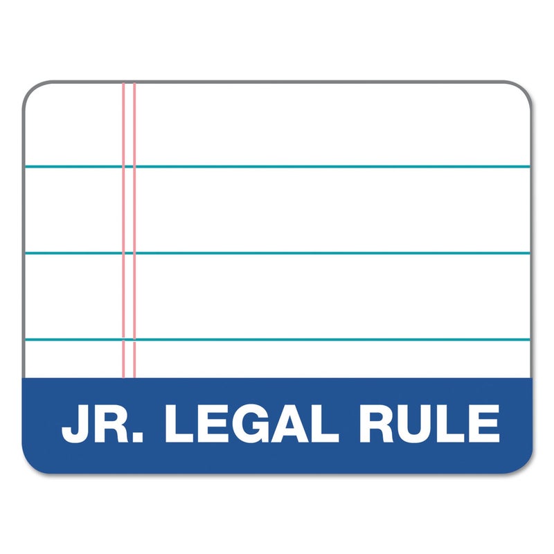 TOPS The Legal Pad Plus Writing Pads, 5" x 8", Jr. Legal Rule, 50 Sheets, 12 Pack (71500) - Image 3