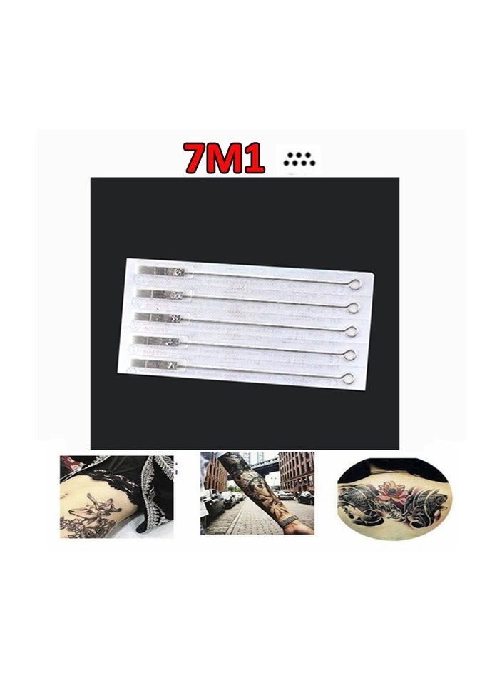 Generic 5-Pieces/Set Disposable Fork Row Fogging Needles Use for Tattoo ,Size 7M1  - Image 2
