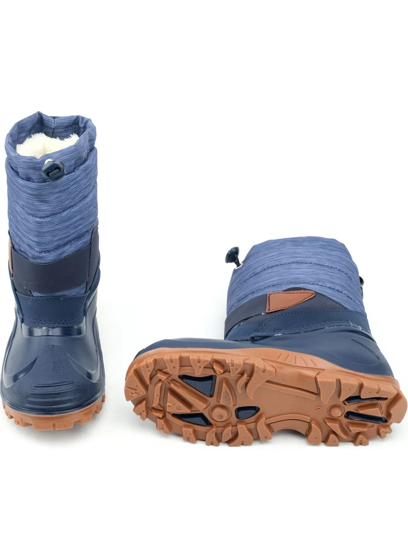 جيزر Winter Boy's Design Plush Inside Adjustable Velcro Waterproof Snow Boots