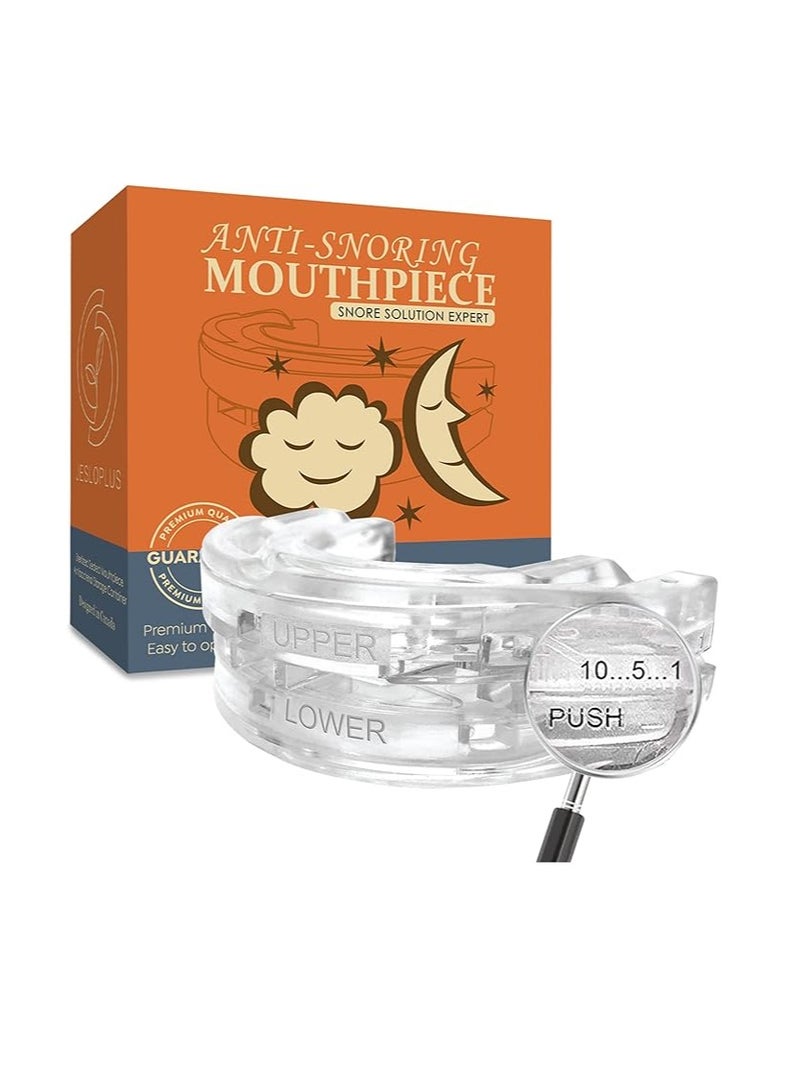 general Adjustable Braces Tray Night Anti-Grinding Braces with Storage Box Color Box, Adjustable Anti-Snoring Mouthguards for Men and Women to Improve Sleep - Image 1