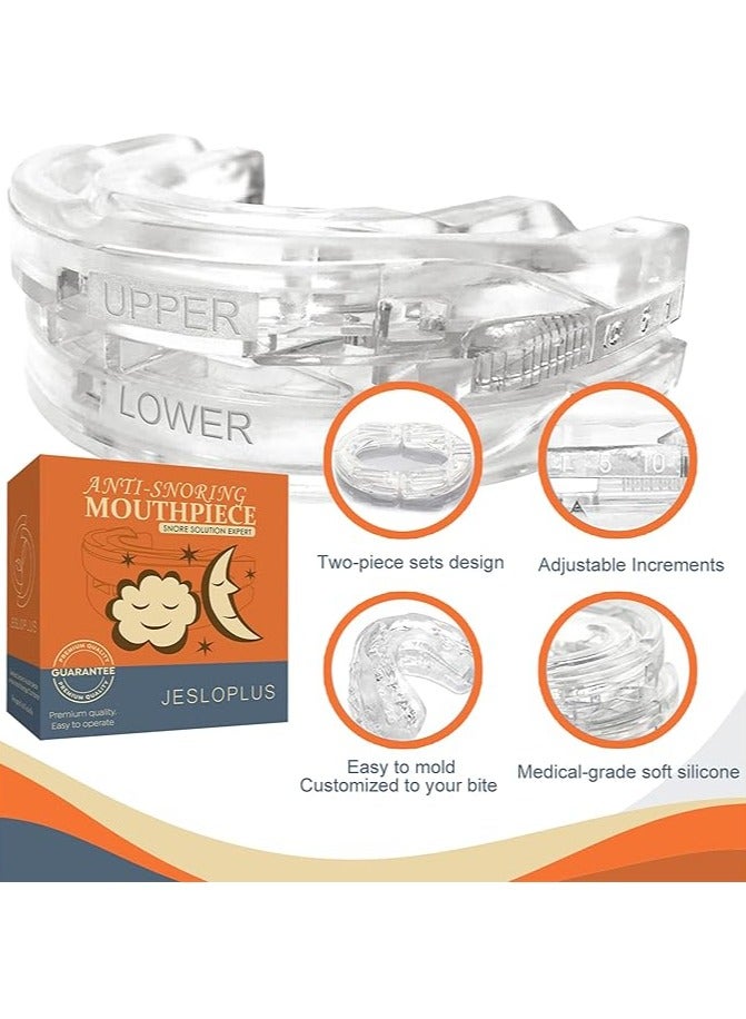 general Adjustable Braces Tray Night Anti-Grinding Braces with Storage Box Color Box, Adjustable Anti-Snoring Mouthguards for Men and Women to Improve Sleep - Image 4