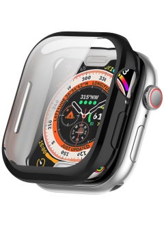 Case Compatible with Apple Watch Series 10 46mm with Screen Protector Ultra Thin Soft TPU Silicone Bumper Case Full Coverage Watch Case Protective Case Cover (Black)