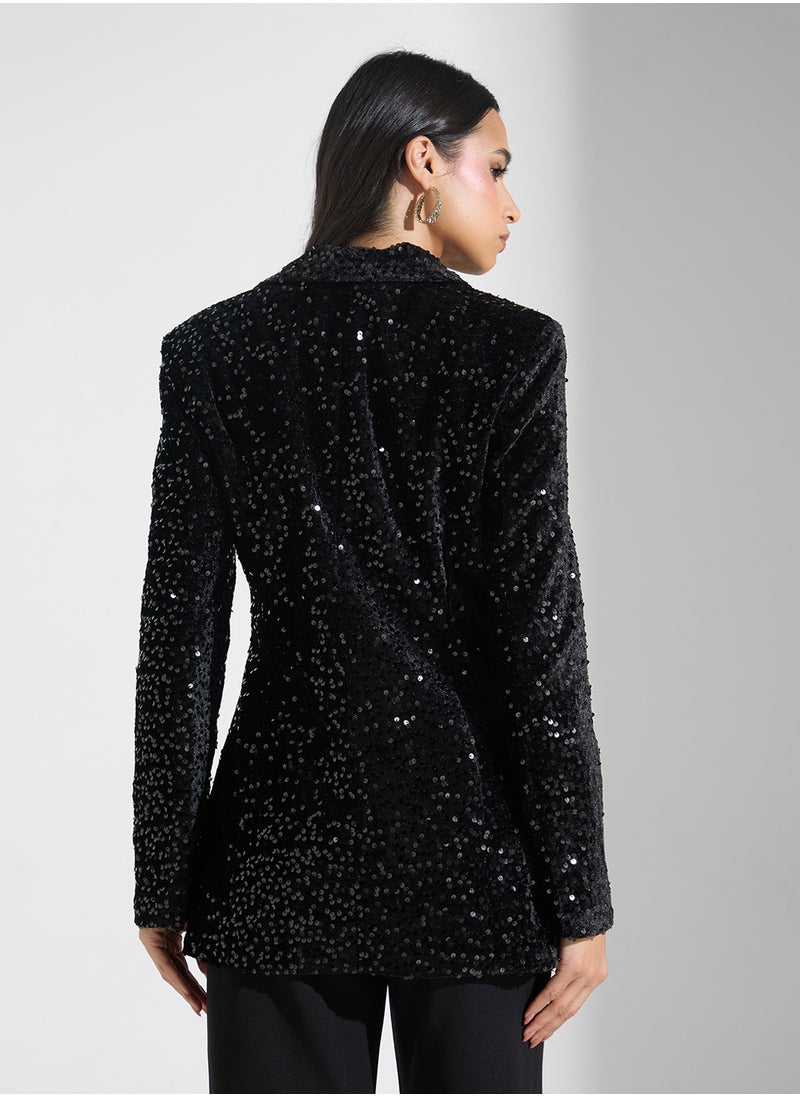 ELLA Shimmer Blazer  - Image 2